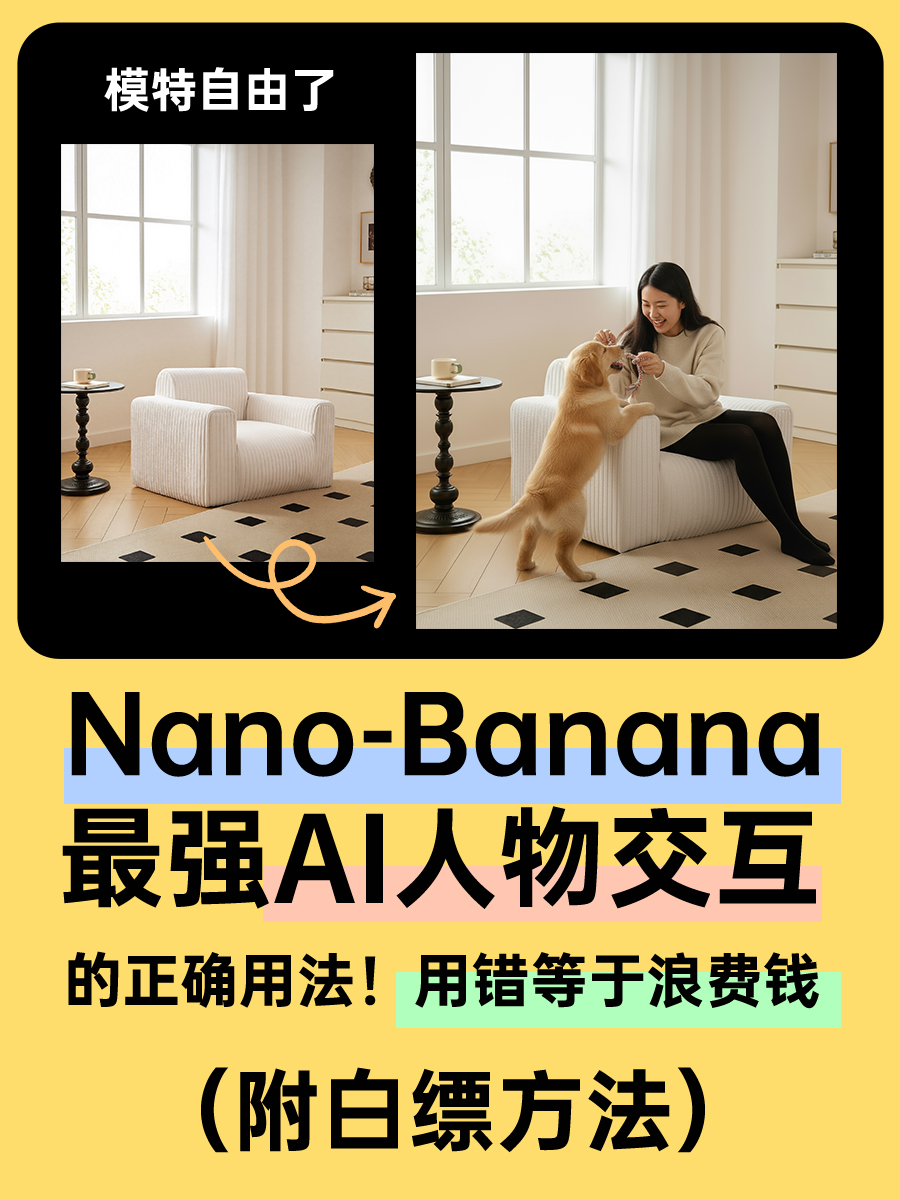修图王者Nano Banana在电商要怎么用?