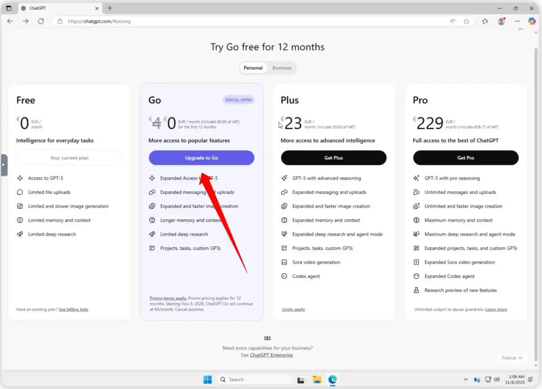 白嫖12 个月 GPT-5/ChatGPT Go 印度区免费订阅教程